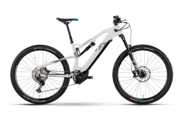 VTT Électrique Tout Suspendu R Raymon FullRay 150E 10.0 Shimano SLX 12V 630Wh 29'' White 2023