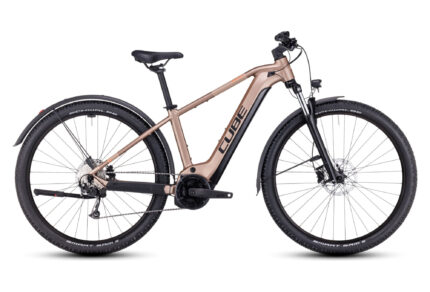 VTT Électrique Semi-Rigide Cube Reaction Hybrid Performance 625 Allroad Shimano Alivio 9V 625 Wh 29'' Marron Metallic 2023