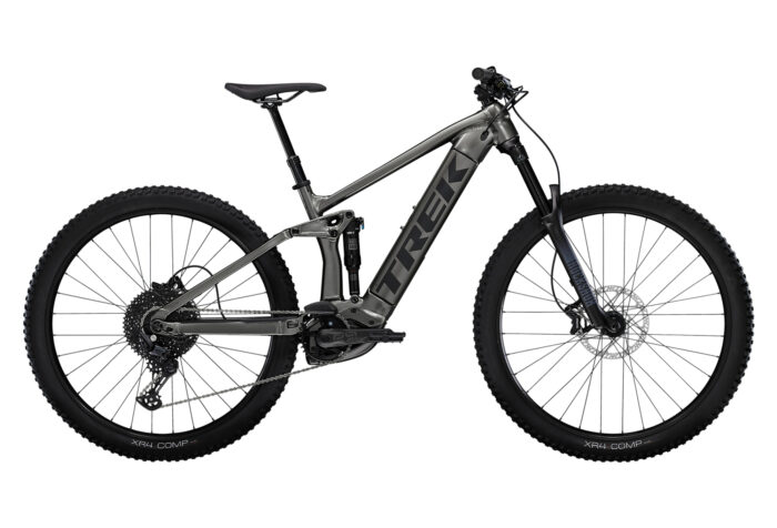 VTT Électrique Tout-Suspendu Trek Rail 5 Shimano Deore 12V 625 Wh 29'' Gris Mercure 2023