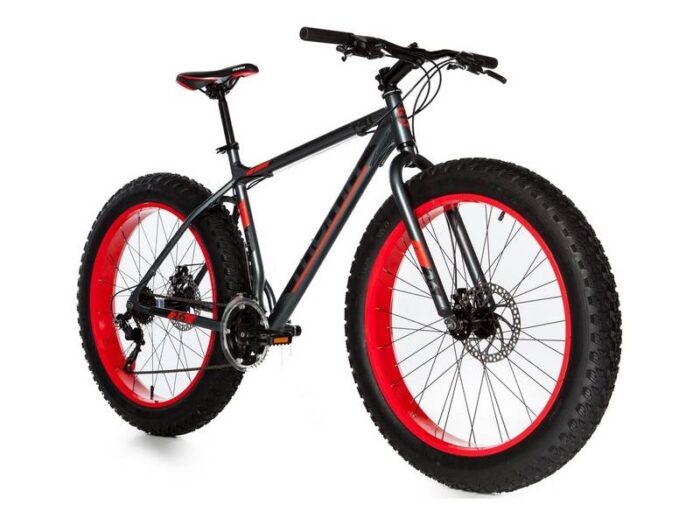 Fat Bike Moma Bikes Fat 26'' Shimano 21V Argent