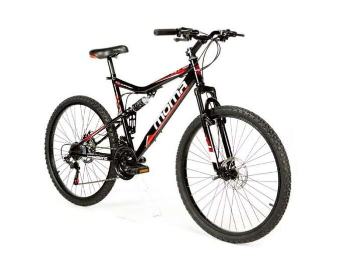 VTT Tout-Suspendu Moma Bikes Hit 26'' Shimano 21V Noir