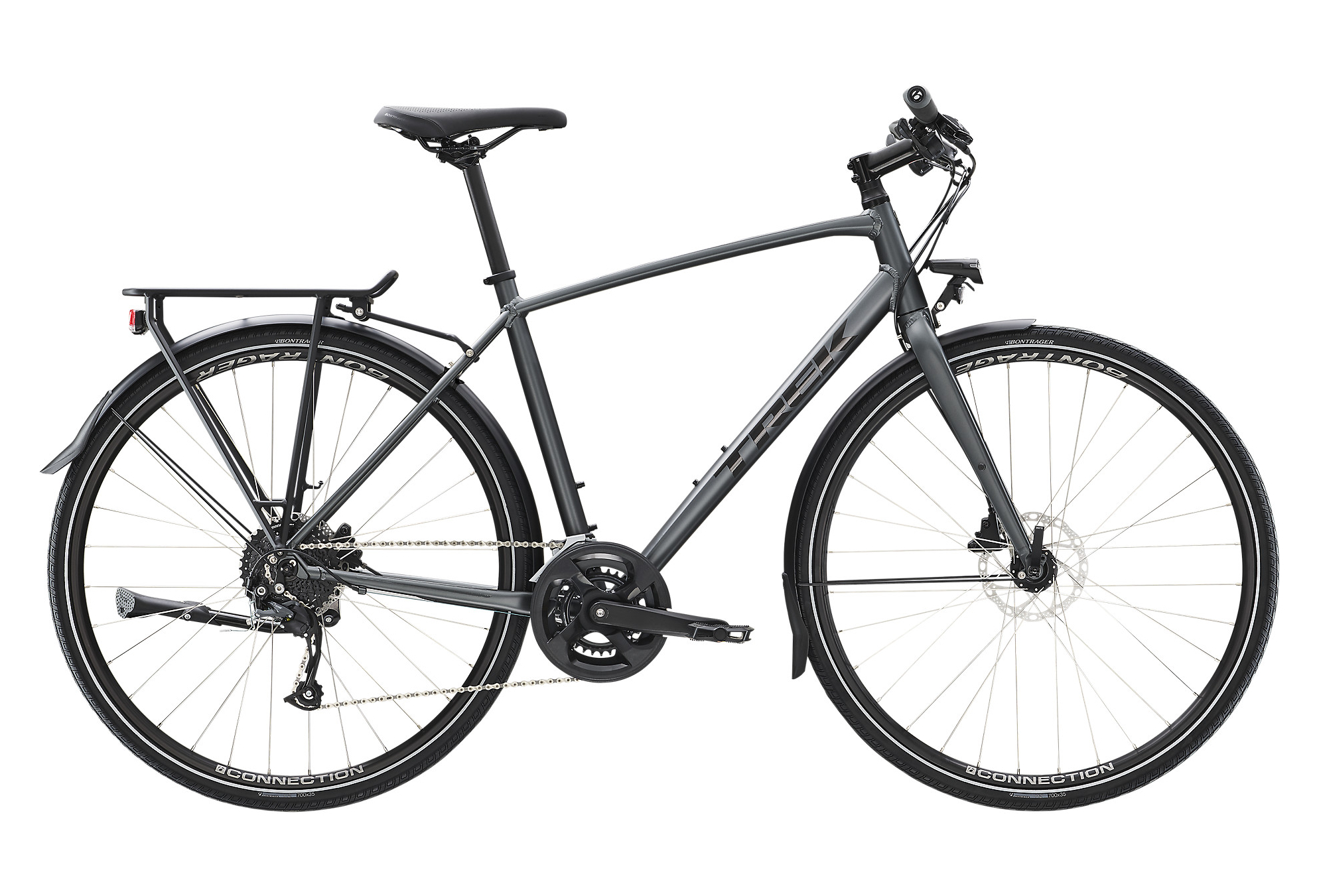 Vélo de Ville Trek FX 2 Disc EQ Shimano Acera/Altus 9V 700 mm Gris Lithium 2023