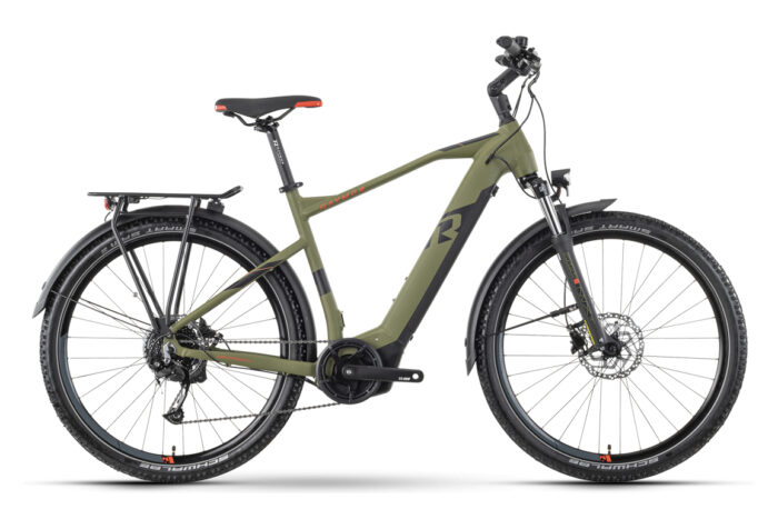 VTC Electrique R Raymon CrossRay E 5.0 Tektro M350 9V 500 Wh 27.5'' Vert Mat 2023