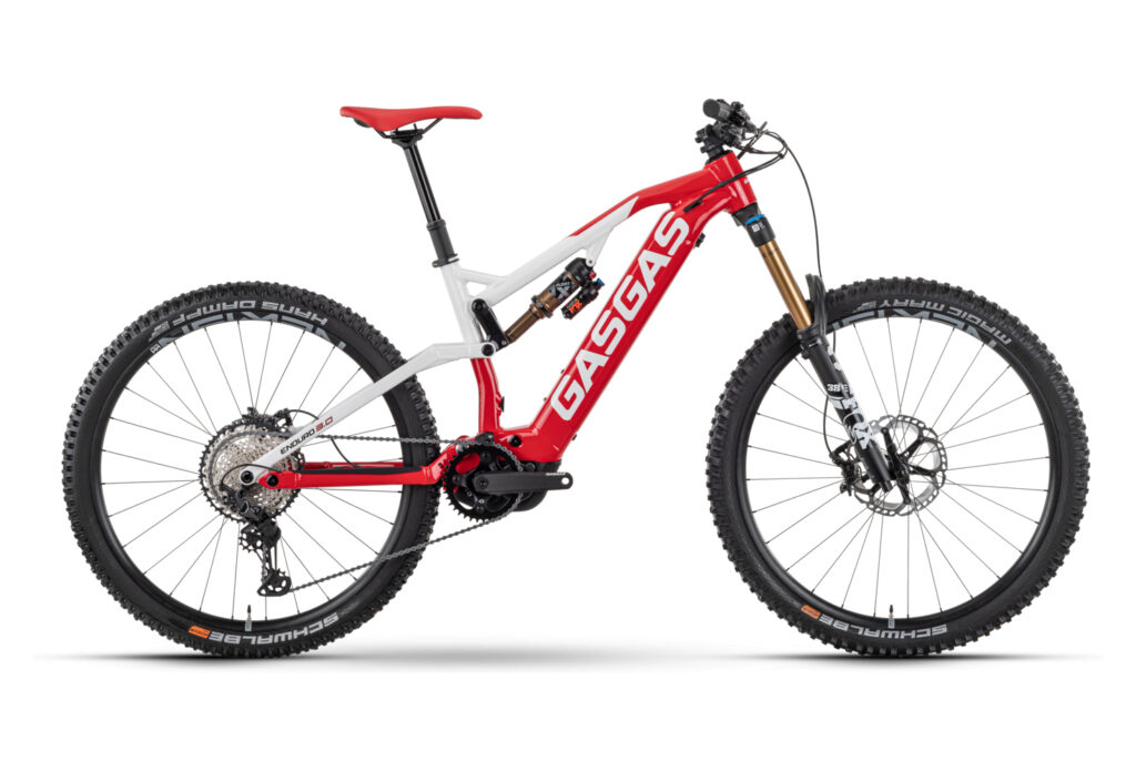 VTT Electrique Tout-Suspendu GasGas G Enduro 3.0 Sram GX Eagle 12V 720 Wh 29'' Rouge/Blanc