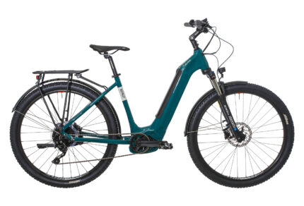 VTC Électrique Bicyklet Fabienne Shimano Deore 10V 625 Wh 29'' Turquoise