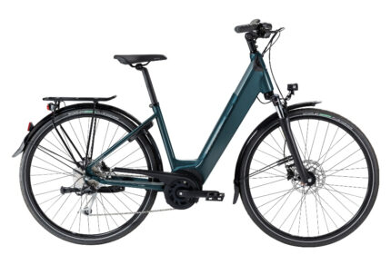 Vélo de Ville Électrique Peugeot EC01 D9 Active Plus Shimano Alivio 9V 500 Wh 700 mm Bleu 2022